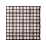 Wallace Plaid Maroon & Gold in Full/Queen (88" x 88") Size