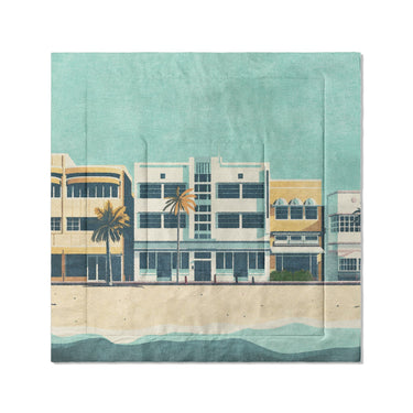 Art Deco Beach in Full/Queen (88" x 88") Size