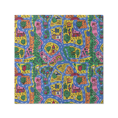 Kids Road Map in Full/Queen (88" x 88") Size