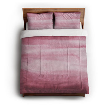Jacinda Watercolor Pink Ombre Comforter