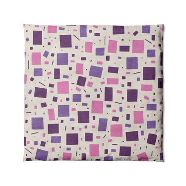 Geometric Confetti Purple & Pink in Full/Queen (88" x 88") Size