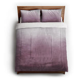Kieran Watercolor Mauve Ombre in Full/Queen (88" x 88") Size