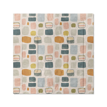 Calliope Ivory Multicolor in Full/Queen (88" x 88") Size