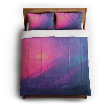 Siderays Blue & Pink in Full/Queen (88" x 88") Size
