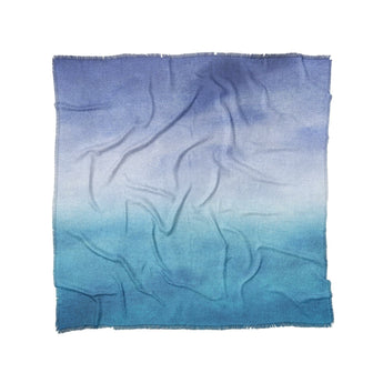 Micah Watercolor Blue & Teal in Full/Queen (88" x 88") Size