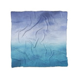 Micah Watercolor Blue & Teal in Full/Queen (88" x 88") Size