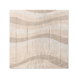 Sinuous Ivory Monochrome in Full/Queen (88" x 88") Size