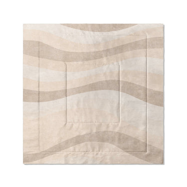 Sinuous Ivory Monochrome in Full/Queen (88" x 88") Size