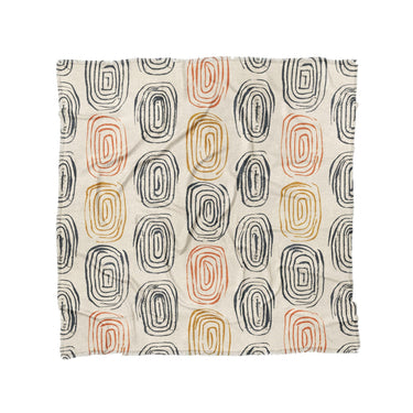 Horatio Ivory & Orange in Full/Queen (88" x 88") Size