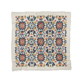 Georgiana Navy & Red in Full/Queen (88" x 88") Size