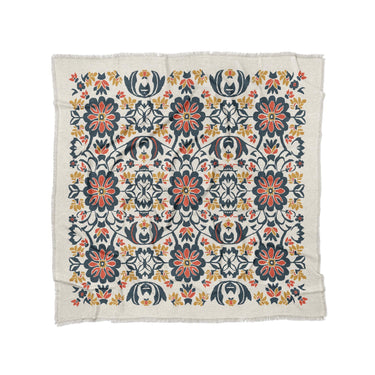 Georgiana Navy & Red in Full/Queen (88" x 88") Size