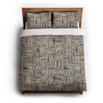 Atticus Multicolor Crosshatch in Full/Queen (88" x 88") Size