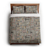 Atticus Multicolor Crosshatch in Full/Queen (88" x 88") Size