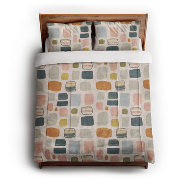 Calliope Ivory Multicolor in Full/Queen (88" x 88") Size