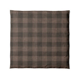 Buffalo Plaid Hickory Brown in Full/Queen (88" x 88") Size