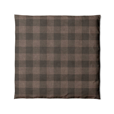 Buffalo Plaid Hickory Brown in Full/Queen (88" x 88") Size