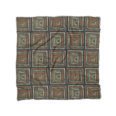 Diego Orange & Navy in Full/Queen (88" x 88") Size