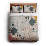 Colin Paint Splatter Multicolor in Full/Queen (88" x 88") Size
