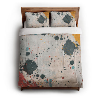 Colin Paint Splatter Multicolor in Full/Queen (88" x 88") Size
