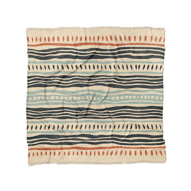 Delsin Blue & Orange in Full/Queen (88" x 88") Size