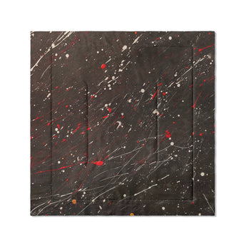 Edgar Red & Vintage Black in Full/Queen (88" x 88") Size