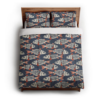 Tribal Fish Comforter