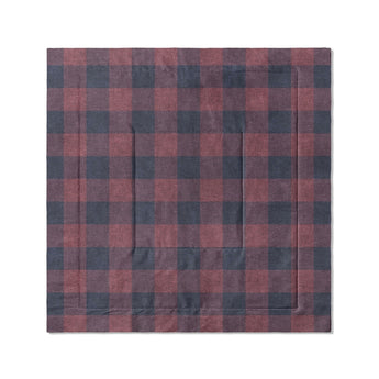 Buffalo Plaid Maroon & Navy in Full/Queen (88" x 88") Size