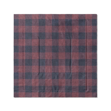 Buffalo Plaid Maroon & Navy in Full/Queen (88" x 88") Size