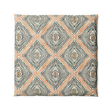 Boden Orange & Blue in Full/Queen (88" x 88") Size