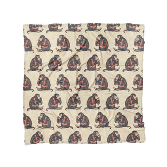 Thinking Chimps in Full/Queen (88" x 88") Size