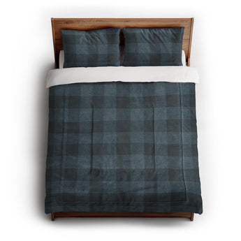 Buffalo Plaid Dark Navy in Full/Queen (88" x 88") Size