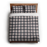 Wallace Plaid Navy & Red in Full/Queen (88" x 88") Size