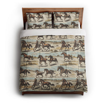 Wild Horses in Full/Queen (88" x 88") Size