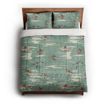 Open Water Kayakers Comforter