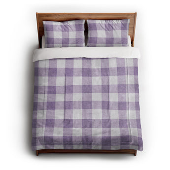 Buffalo Plaid Lilac in Full/Queen (88" x 88") Size