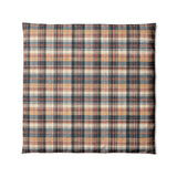 MacPherson Plaid Navy & Gold in Full/Queen (88" x 88") Size