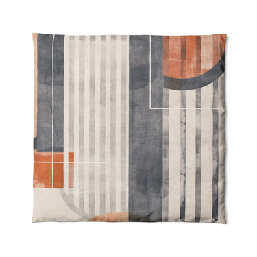 Gordian Navy & Orange in Full/Queen (88" x 88") Size