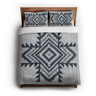 Reyno Navy & Stone in Full/Queen (88" x 88") Size