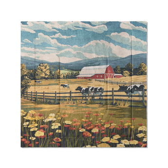Vermont Spring Farmlife in Full/Queen (88" x 88") Size