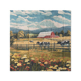 Vermont Spring Farmlife in Full/Queen (88" x 88") Size