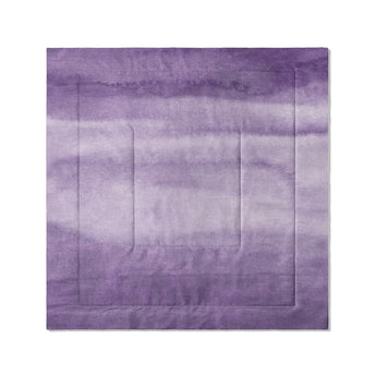 Jacinda Watercolor Purple Ombre in Full/Queen (88" x 88") Size
