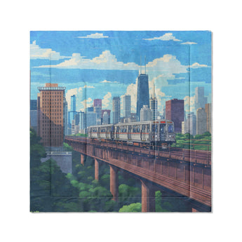 Chicago Metro in Full/Queen (88" x 88") Size