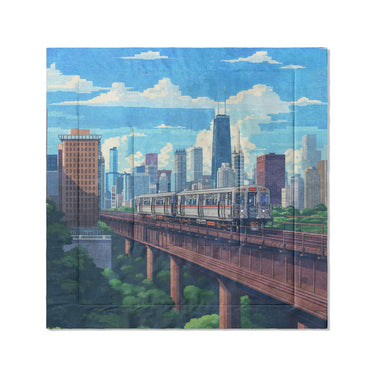 Chicago Metro in Full/Queen (88" x 88") Size