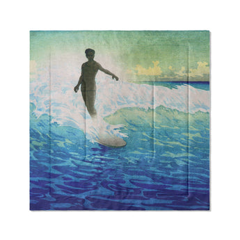 Hawaii Surfer by Charles Bartlett in Full/Queen (88" x 88") Size