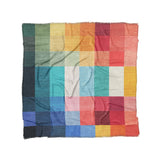 Polyphony Multicolor Vibrant in Full/Queen (88" x 88") Size