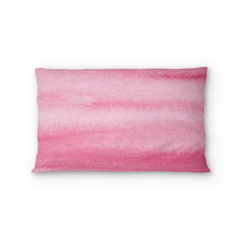 Ophelia Watercolor Pink Balayage Standard - cotton - White Backing