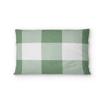 Buffalo Plaid Kelly Green Standard - cotton - White Backing