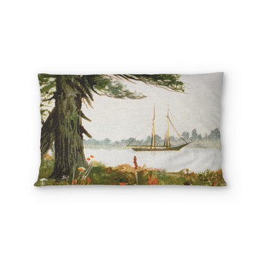 Old Hemlocks by Louis K Harlow Standard - cotton - White Backing