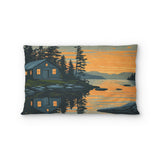 Adirondack Lakeside Cabin Standard - cotton - White Backing