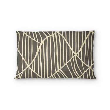Paxton Black Taupe Standard - cotton - White Backing
